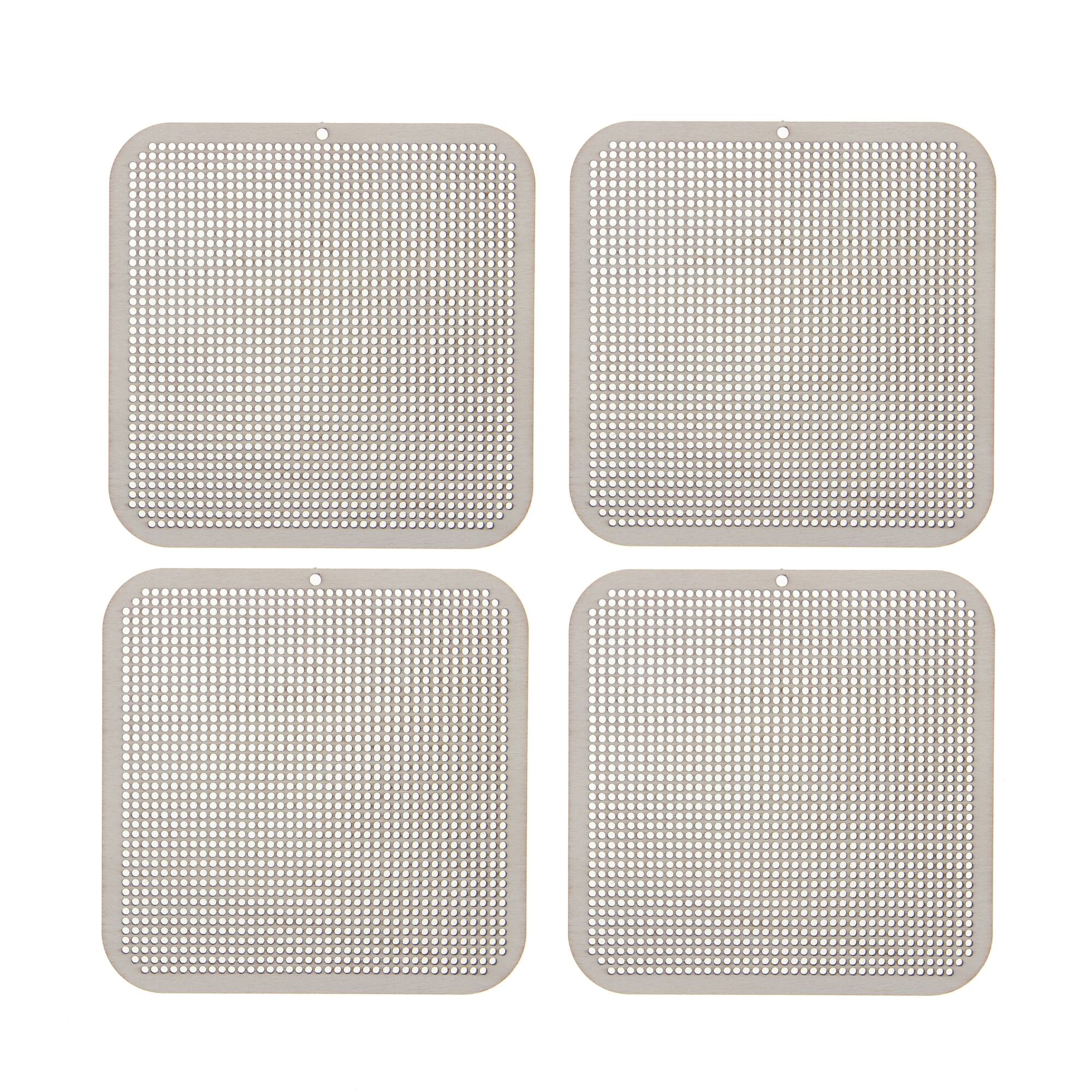 4" Square Cross Stitch Wood Canvas, 4ct. by Loops & Threads®